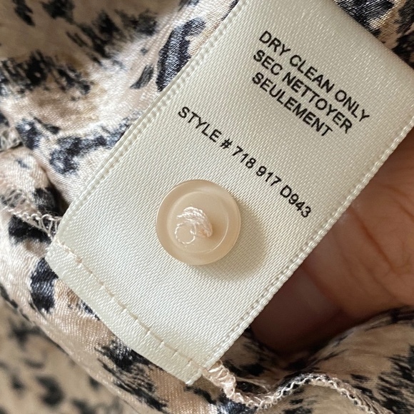Rebecca Taylor Leopard Print Tedo Silk Dress Size - Picture 10 of 10